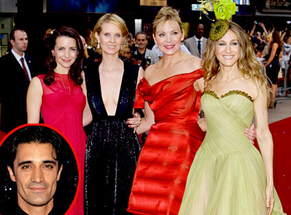 Sarah Jessica Parker, Kim Cattrall, Cynthia Nixon, Kristen Davis, Giles Marini Sarah Jessica Parker, Kim Cattrall, Cynthia Nixon, Kristen Davis, Giles Marini